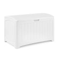 Baule in Plastica Bianco 116x45x57 cm