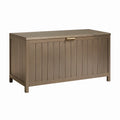 Cassapanca in metallo 120x60x65 cm Marrone