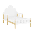 Letto per Bambini in Legno e MDF con Testiera a Forma di Nuvola