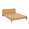 Letto matrimoniale in legno di faggio chiaro 200x160 cm